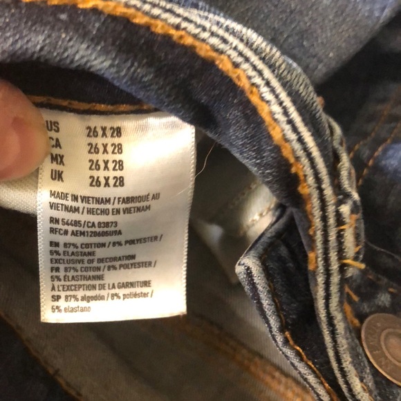 Men’s American Eagle Jeans Size 26/28 - Picture 6 of 7